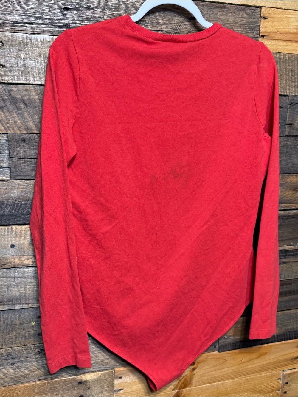 Adidas Originals Trefoil Womens XL Activewear Red Long Sleeve Bodysuit - Picture 3 of 6
